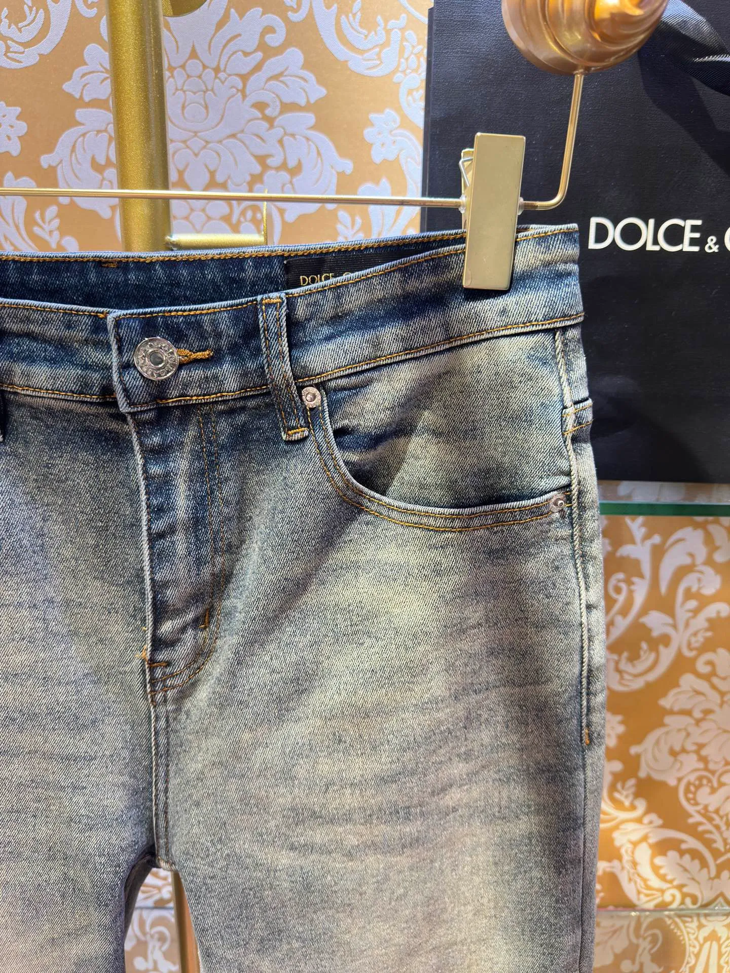 𝘿𝙊𝙇𝘾𝙀 & 𝙂𝘼𝘽𝘽𝘼𝙉𝘼 2026New Arrival Blue DG :Blue Sizes:30-36